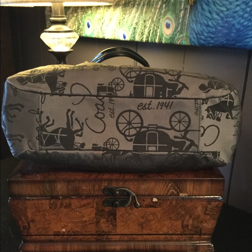 Coach East West Carriage Tote - Picture 3 of 8